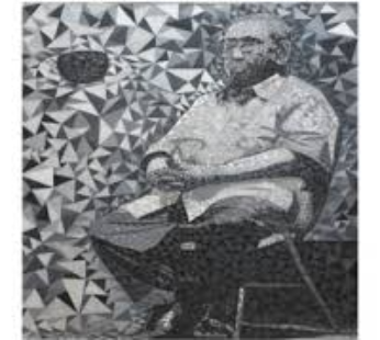 Potret Geometris Sang Tokoh